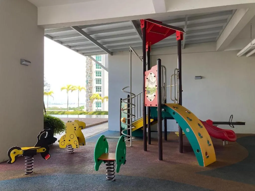Daire 1Br Condo Straits Garden Suites Georgetown Penang